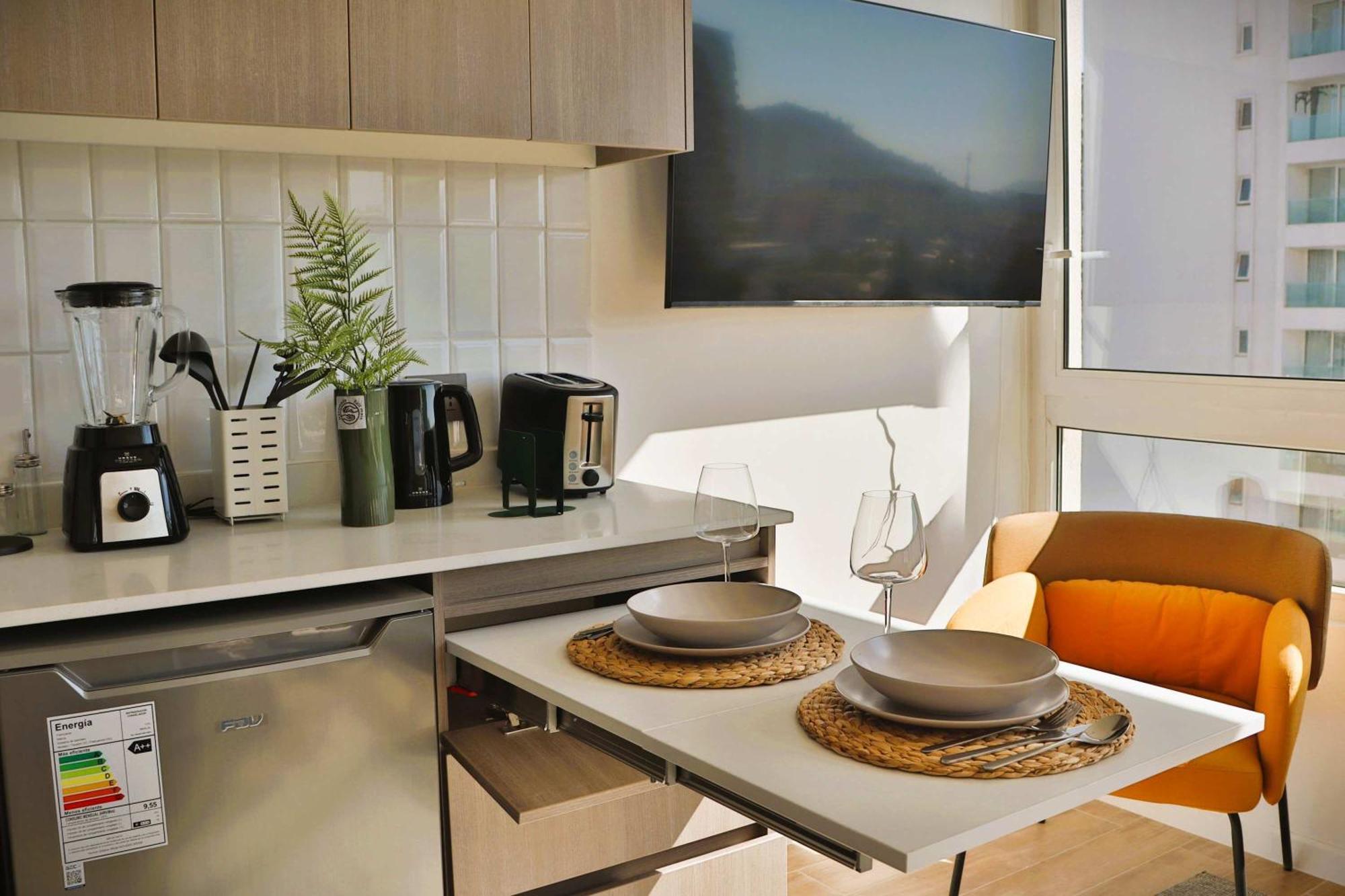 Hom I Estudio En Nunoa Ubicacion Privilegiada 2pax Apartment