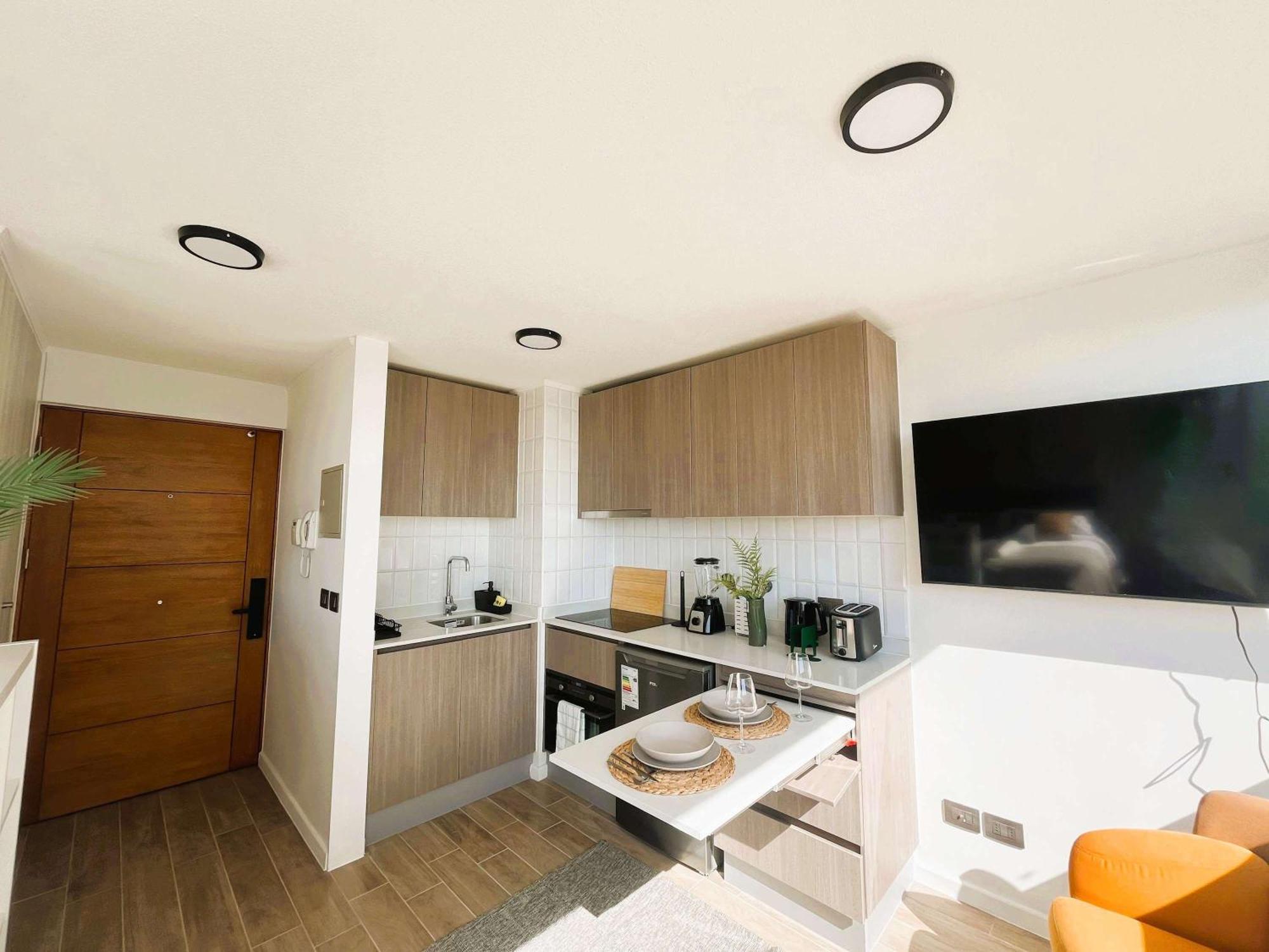 Apartamento Hom I Estudio En Nunoa Ubicacion Privilegiada 2pax Santiago