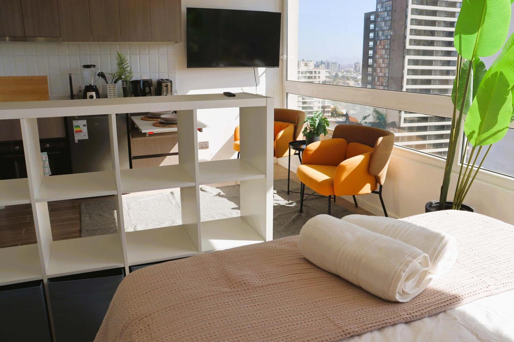 Apartamento Hom I Estudio En Nunoa Ubicacion Privilegiada 2pax Santiago